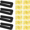 16 PCS Ceiling Fan Blade Balancing Kit, 4 Set Ceiling Fan Balancing Kit Including 4 pcs Plastic Fan Balancing Clips and 12 pcs Metal Self-Adhesive 3G Weight for Ceiling Fan Weight Balancing