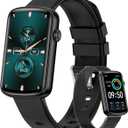 RUIMEN Fitness Tracker, Fitness Watches for Women Men with Heart Rate Monitor Blood Oxygen Sleep Tracker Pedometer, 1.47" Smart Watch Step Calorie Counter for Android iOS IP68 Waterproof (Black)