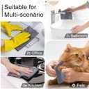 2 x Homaxy Tear Away Dish Cloths Rolls, 40 Sheets-11.8" X 11.8", Reusable Washable Dish Towels for Kitchen, Ultra Absorbent and Quick Drying Microfiber Cleaning Rags, Grey