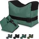 Twod Outdoor Shooting Rest Bags - Target Sports Bench Rest with Front & Rear Support SandBag Stand Holders for Gun Rifle Shooting Hunting Photography - Unfilled (Army Green)