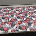 RTC Fabrics 100% Cotton 44 inch, Fleece, Yarn Dyed Deer L 108 X W 44