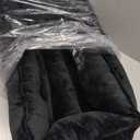 Juicy Couture Crown Bling Black Pet Bed for Dogs and Cats - Small 24" x 14" x 8"