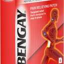 Ultra Strength Bengay Pain Relief Patches, Large Topical Analgesic Menthol Patches for Muscle & Joint Pain Due to Backaches, Minor Arthritis, Sprains, & Strains, 3.9 x 7.9 inches, 4 Count
