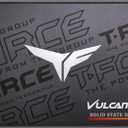 TEAMGROUP T-Force Vulcan Z 512GB SLC Cache 3D NAND TLC 2.5 Inch SATA III Internal Solid State Drive SSD (R/W Speed up to 530/470 MB/s) T253TZ512G0C101