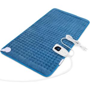 Heating Pad-Electric Heating Pads for Back,Neck,Abdomen,Moist Heated Pad for Shoulder,Knee,Hot Pad for Arms and Legs,Dry&Moist Heat & Auto Shut Off(Blue, 33''17'')