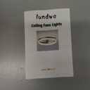 Ceiling Fans with Lights and Remote/ APP Control, 19.7in Flush Mount Ceiling Fan with Light, Smart Low Profile Ceiling Fan 6 Wind Speeds, 3000K-6500K Dimmable LED Ceiling Fan Light for Bedroom, Gold