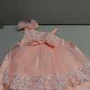 OBEEII Birthday Dress for Toddler Girl Sequins Pageant Tulle Tutu Dress Bowknot Princess Baptism Wedding Flower Girl Gown 100/ 3-4Y