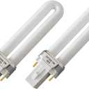 CF7DS-7W 2 Pin 7W Fluorescent Single Tube,Replacement Bulb for Sylvania CF7DS,Sunlite PL7/SP41K,SATCO CFS7W,CFL Plugin Light Bulb,G23 Base - 6500K-2Pack