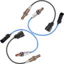 4PCS O2 Sensor - Compatible with 2011-2014 Ford F150 3.7L,Explorer,Mustang,Escape,3.0L for Lincoln MKZ,MKS,MKT,3.7L,for Mercury Milan,Mariner Upstream & Downstream Replace#234-5038,234-4490