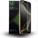 2 Pack iPhone 16 Plus Screen Protector, 9H Tempered Glass