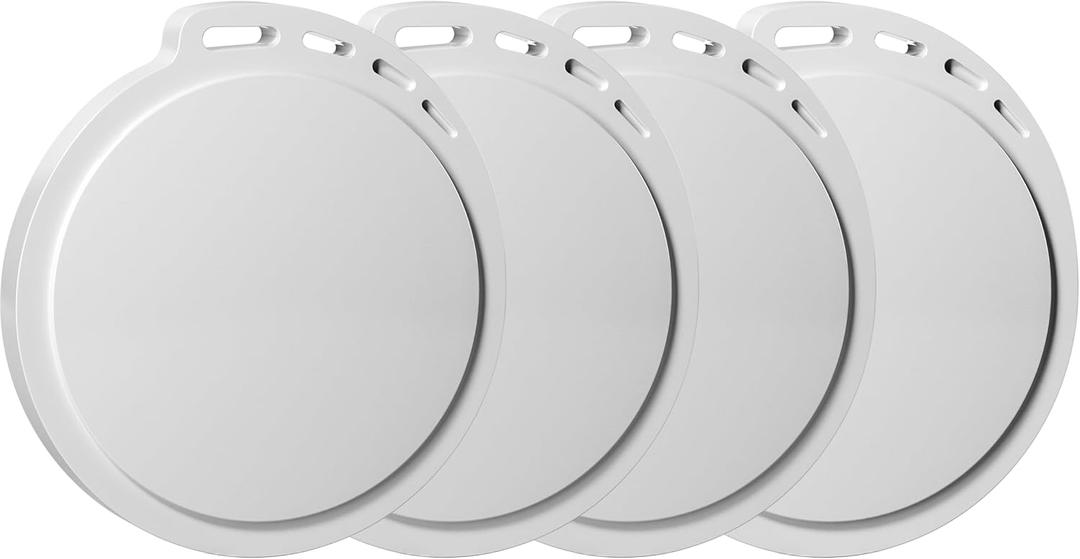 Air Tracker Tags-4 Pack, Bluetooth Tracker, Work with Apple Find My (iOS Only), Smart Tag with Protective Case/Keychain/Lanyard, for Luggage/Key/Suitcase, Replaceable Battery, Waterproof Key Finder