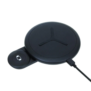 Helix Cargador inalámbrico 2 en 1, cargador inalámbrico rápido de 10 W + cargador Apple Watch, cargador iPhone, certificado Qi, compatible con iPhone 11, 11 Pro, 11 Pro Max, XS, XS Max, XR, X, 8, 8 Plus, AirPods 2