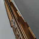 Heavy Duty Curtain Rods, 1 1/8 Inch Diameter Single Curtain Rod 72-144Inch(6-12ft) Extendable Length with End Caps Adjustable Modern Brackets-Warm Gold