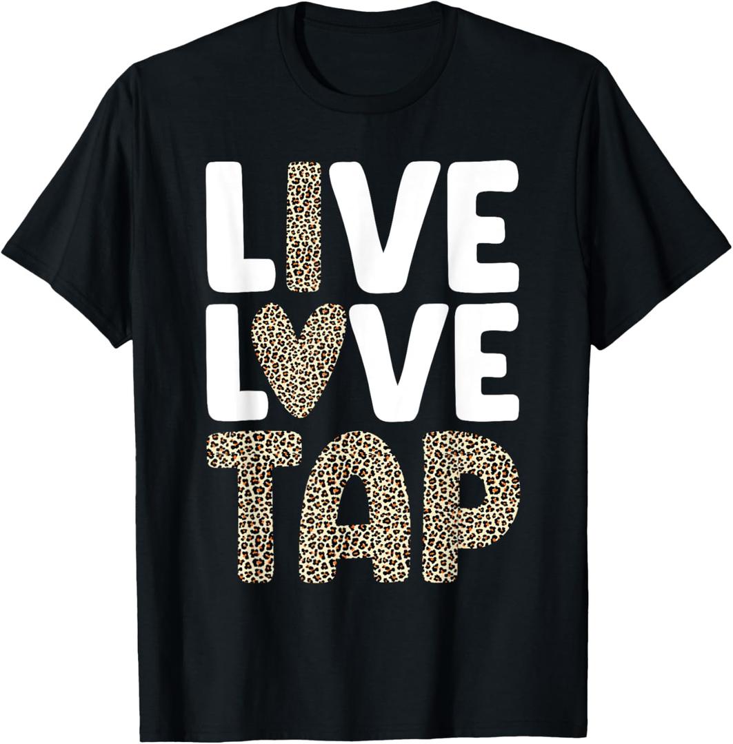 Funny Tap Dancing Art For Men Women Dancing Class Tap Dancer T-Shirt M