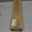 Silver Curtain Rods for Windows 28 to 48 Inch, 2 Pack 5/8" Diameter Heavy Duty Metal Adjustable Small Drapery Rod With Bracket