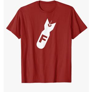 Large F-Bomb Funny T-Shirt ,Size Medium