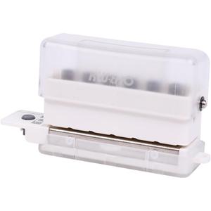 6 Hole Paper Punch,Handheld Mini Puncher Support Multiple 20/26/30 Hole Punching 5.5mm Aperture for A4 A5 B5 Notebook Scrapbook Diary Planner Calendars Agenda Greeting Card DIY Office Home (Transparent)