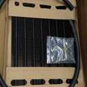 Efficient Transmission Oil Cooler, Black Aluminum OC-1405 8 Row for Car Cooling