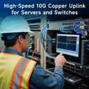 Cable Matters 10GBASE-T SFP+ to RJ45 Copper Ethernet Transceiver Module for Cisco, Ubiquiti, TP-Link, Netgear, D-Link, MikroTik, and Supermicro Equipment