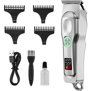 DONGYIN Mini Cordless Hair Clippers for Men, Small Size Professional Clippers and Trimmers Set, Electric Hair Trimmer for Men with Led Display.