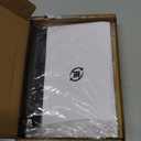 Amazon Basics Multi-Purpose Bench Scraper, Stainless Steel Dough Cutter with Measurement Marks, Dishwasher Safe, Non-slip Contoured Grip, 6", Black, Silver