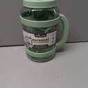 REDUCE WaterDay 80 oz Water Jug with Time/Ounce Markings - Spill-Proof Straw, Durable Tritan - Big Water Bottle for Daily Hydration - Dishwasher Safe, Clear & Easy to Clean, Green