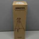 CAMBOFOTO 74 Aluminum Camera Tripod  HeavyDuty Professional Tripod Stand for DSLR & Mirrorless Cameras, Smartphones & GoPro  Lightweight Travel Tripod with 360 Pan Head & Phone Mount (Gunmetal Gray)