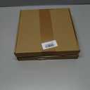 2 x BUSOHA 2 Pack Stainless Steel Kids Plate with Suction - 9.4"X 8.6" Divided Toddler Baby Plates with Silicone Sleeves 2-in-1 Non-Slip Anti Breakage Metal Toddler Bowls (Blue + Beige)