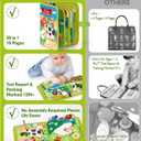 hahaland Busy Book for Toddlers 1-3 - Montessori Toys Busy Board for 1 Year Old Boy Gifts Girl Toys Educational Learning Quiet Activity Books Gifts Toddler Travel Toys for One Year Old Birthday Gift