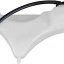 DAT AUTO PARTS Coolant Bottle Recovery Tank Radiator Overflow Bottle ReservoirReplacement for 2008-2013 Toyota Highlander White Textured with Cap Made of Plastic TO3014112 164700P060