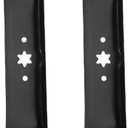 742-0616 Mulching Blades for MTD/Cub Cadet/Troy Bilt 42" Decks Replace 942-0616A 742-0616A 942-0616 742-04126 942-04312 (2 Pack)