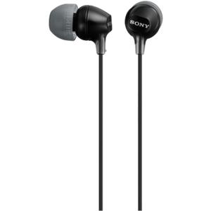 Sony MDREX15LP in-Ear Earbud Headphones, Black, Model Number: MDREX15LP/B