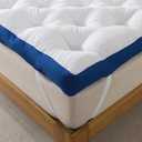 WhatsBedding 5 Inch Memory Foam Mattress Topper King