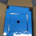 BluSwim Standard Pool Wall Skimmer for Above Ground Pools, Heavy Duty ABS Through Wall Pool Skimmers with Return Jet & Vacuum Plate, Thru-wall Skimmer Kit Compatible with All Width 6 '' Openings