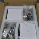 Diamond Crystal Pendant Light, 2 Pack Mini Ceiling Hanging Light in Gold Brushed Brass Finish Prism Crystal Color Changing Led Hanging Light for Kitchen Island Bathroom Bedroom Bar