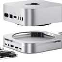 Mac mini M4 Dock & Hub with 8TB NVMe SSD Enclosure, 4K@60Hz HDMI, 2x10Gbps USB A, 1x5Gbps USB A, USB-C Charge, SD/TF, Audio 3.5mm, Stand Docking Station for Mac mini M4/M4 Pro