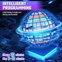 Sosuy 2025 Flying Orb Ball for Kids, Magical Hover Galaxy Cosmic Boomerang Space Floating Mini Hand Rotating Drone Stocking Stuffer Xmas Toys for Boys Girls Teen Age 6 7 8 9 10+ Blue