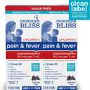 3 x Mommy's Bliss Children's Pain and Fever Reducer, Kids Acetaminophen, Dye Free, Delicious Mixed Berry Flavor, Ages 2+, 4 Fluid Ounces (Pack of 2)