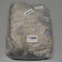 Loom and Mill Luxury Waterfall Valances for Windows, Jacquard Thick Swag Waterfall Curtains Valance with Tassels for Living Room, Bedroom Party Banquet Decorations (Grey, W59 Inch, 1 Panel)