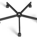 XSZD Criss Cross Home Office Swivel Chair Base – Durable, Steady and Easy Installation – Perfect for Criss Cross and Cross Legged Chairs with Replacement Casters (Black,Base+Wheel)