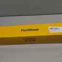 FunWheat Round Braided Placemats Set of 6 Table Mats for Dining Tables Woven Washable Non-Slip Place mats 15 inch (Red, 6pcs)