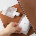 Travel Refillable Lotion Bags Set 15Pcs Empty Squeeze Containers for Shampoo Conditioner Creams Toiletries Skin Care Sample Storage (17pcs 50ml)