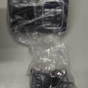 Panasonic Cordless Phone with Answering Machine, Advanced Call Block, Bilingual Caller ID and High-Contrast Display, Expandable System with 2 Handset Cordless Telephones - KX-TGD832M (Metallic Black)