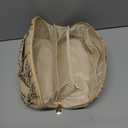 Large Capacity Cosmetic Bag for Women, Waterproof PU Leather Makeup Bag for Travel,Toiletry Bag Make up Organizer with Divider and Handle (Lighting Coffee)