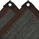 Garden Shade Cloth - for Plants Heat Protection 6'x3', 90% Vegetable Greenhouse Canopy with Grommets, Chicken Coop & Dog Kennel Cover, Outdoor Sun Tarp of Patios & Backyard & Balcony 2x1m