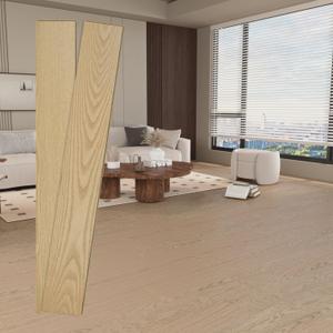 Engineered Hardwood Flooring Sample, 35.83" L x 4.92" W x 0.47" T, Tongue & Groove Dark Oak Smooth Finish, 2 Planks (Covers 2.45 Sq Ft)