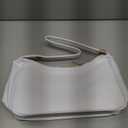 CYHTWSDJ Shoulder Bags for Women, Cute Hobo Tote Handbag Mini Clutch Purse with Zipper Closure (Large, Nylon White 1)