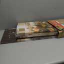 5 Panel Yellow Orchid Flowers Canvas Print - Abstract Golden Floral Wall Decor Poster, 5 pieces Wall Art Painting Decor for Home Decoration Artwork Picture Bedroom Wall Decor (D, Oversize 60x30inch)