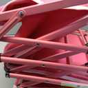 Sekey Wagon Cart with Wheels with 220LBS Capacity,Heavy Duty Wagon Carts Foldable,Lightweight Utility Portable Cart for Grocery, Shopping, Garden, Camping, Pink