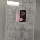 UNA GELLA Square Toe Nail Tips For Big Toe, 504Pcs 15Sizes Soft Gel Full Cover Toe Nail Tip Pre-buff Fake Acrylic Toes Nail Press Ons Soak Off Pedicure For Nail Extensions Home DIY Nails Salon